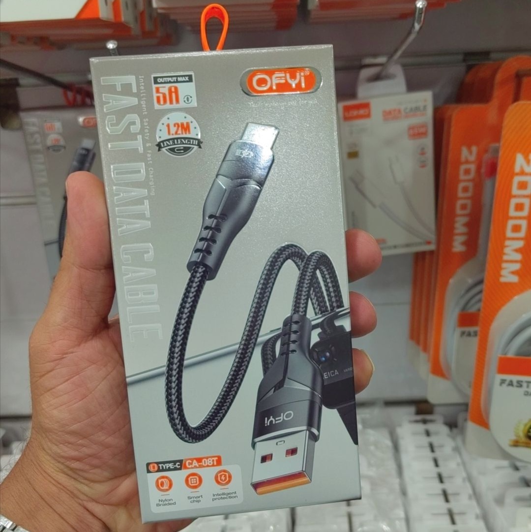 کابل شارژ کنفی اوفی مدل CA-08T  فست شارژ