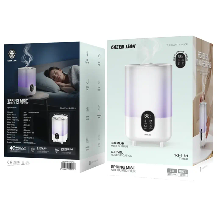 دستگاه بخور سرد گرین لاین مدل Spring Mist - سفید