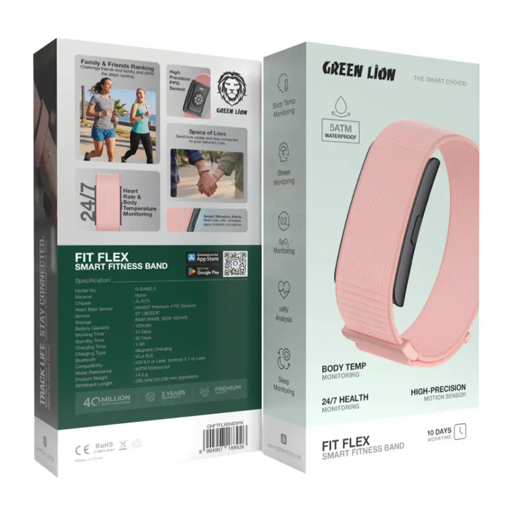 مچبند هوشمند ورزشی گرین لاین مدل Fit Flex