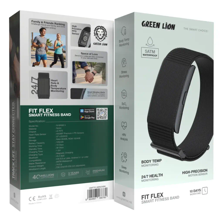 مچبند هوشمند ورزشی گرین لاین مدل Fit Flex